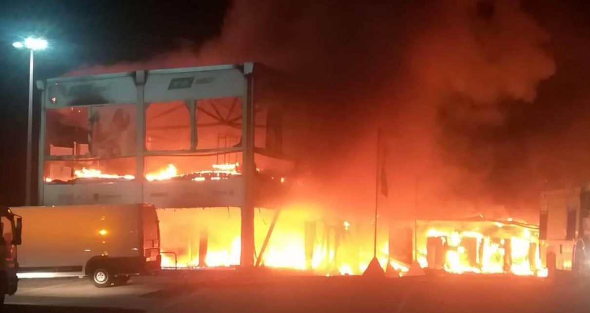 Incendio MotoE a Jerez